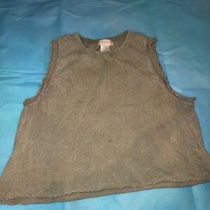 Sage green tank top